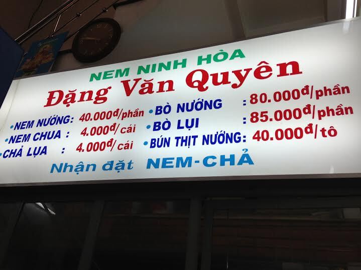 Quán nem nướng