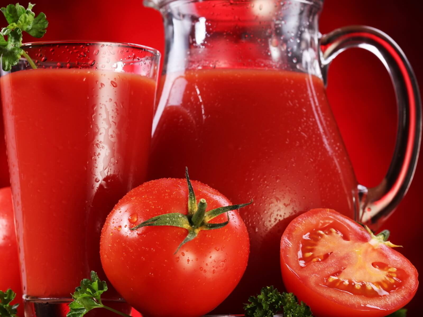 Nước ép cà chua là một gợi ý để bạn giảm cân. (ảnh: internet)