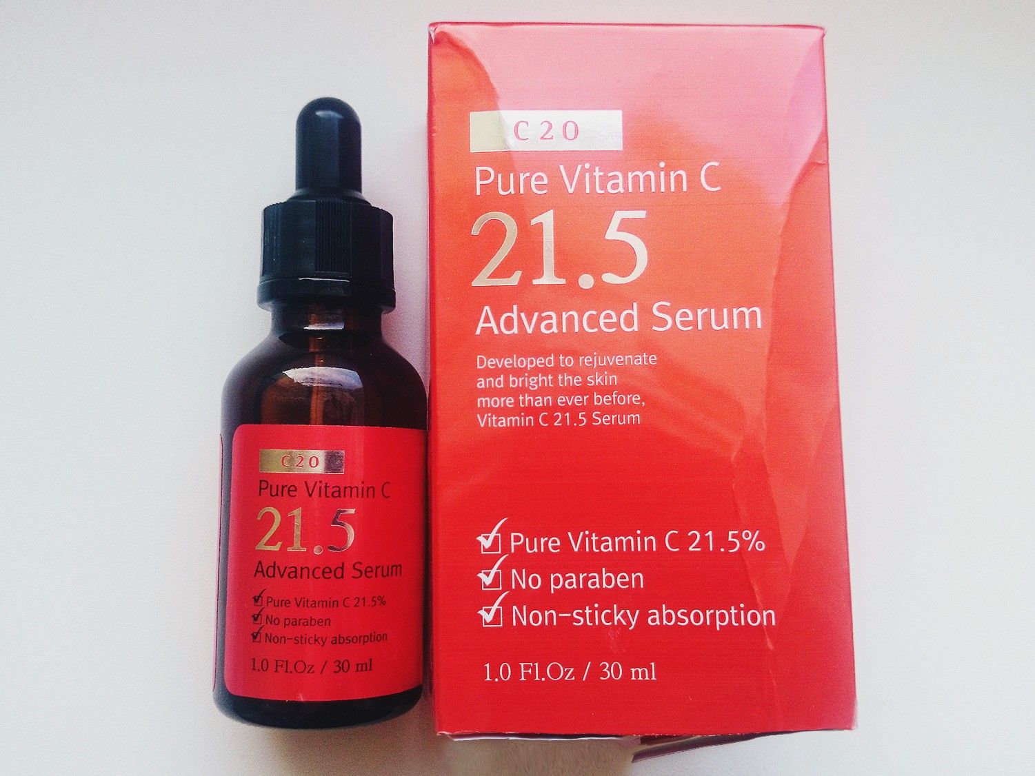 Sản phẩm serum Vitamin C21.5. (Ảnh: Internet)
