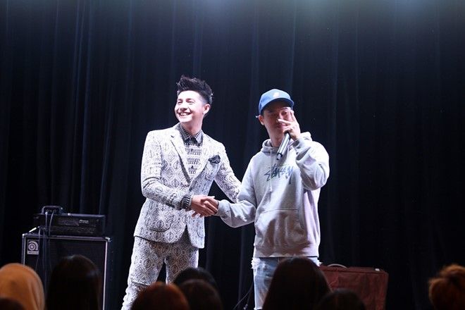 Rapper Basick cũng có mặt chia sẻ về lần đầu cùng Noo hợp tác trên sân khấu Asia Song Festival (Ảnh: internet)
