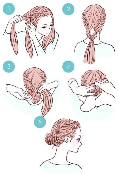 Cách làm tóc thắt cuốn tròn