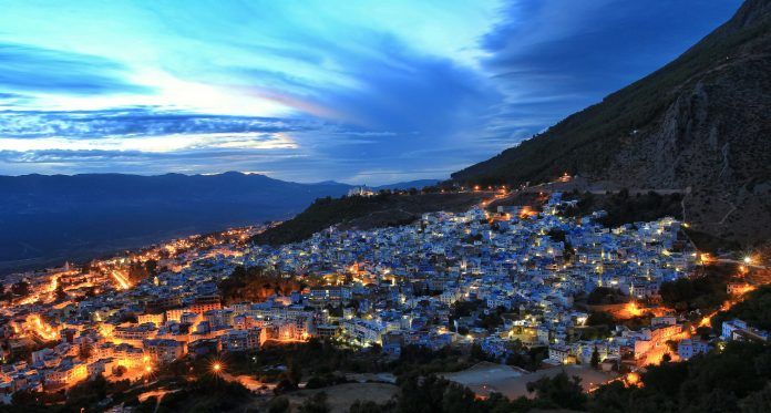 thi-tran-xanh-night-morocco