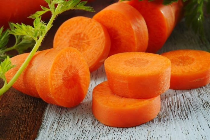 Cà rốt giúp làn da bạn tươi trẻ. (ảnh: internet)