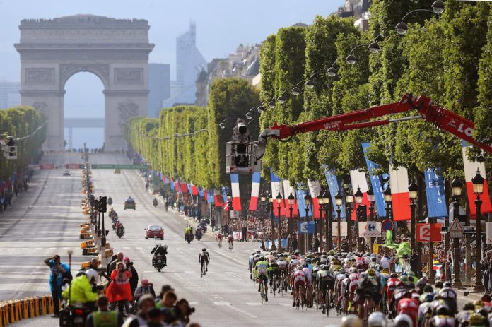 Đại lộ Champs Élysées ở Paris – nơi “Tour de France” về đích hằng năm. (Ảnh: internet)