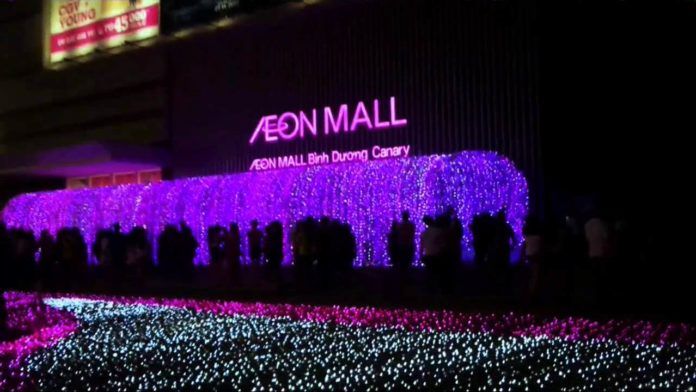 Aeon Mall ánh đèn 