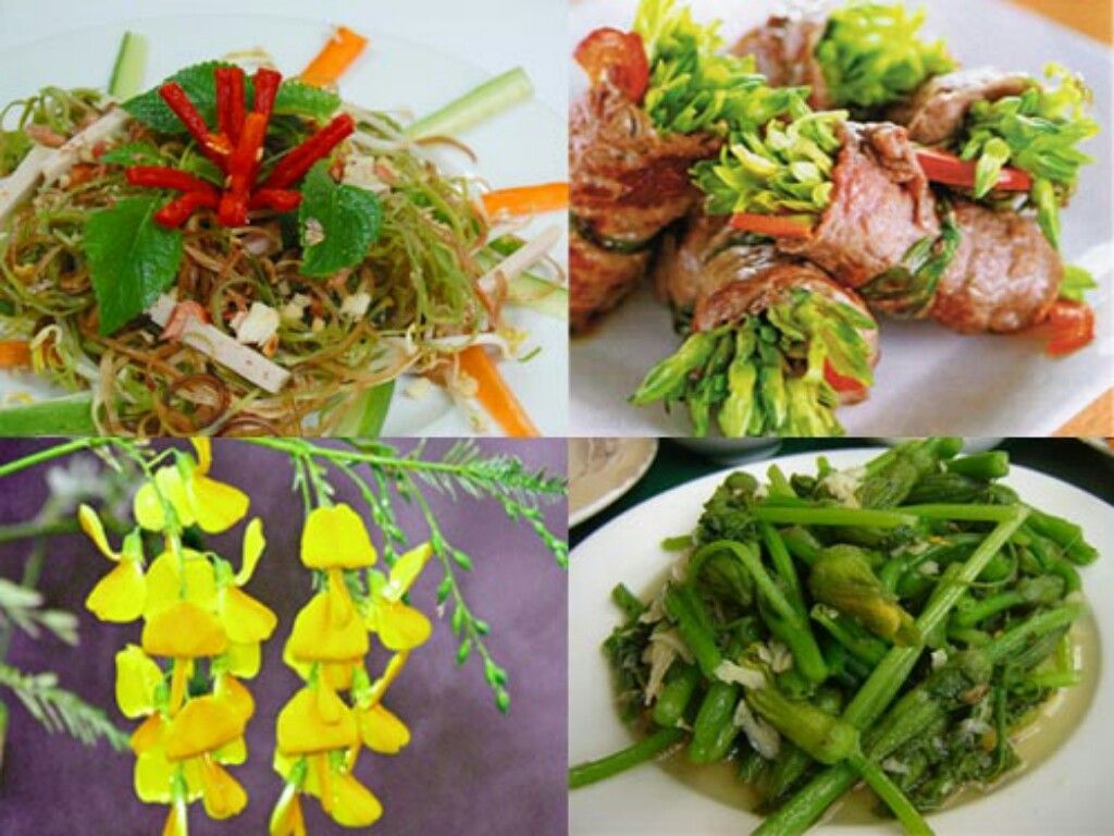 Những món ăn làm từ “hoa đồng cỏ nội” của Tây Nam  Bộ