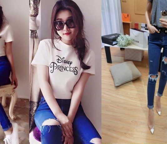 Năm mới, phá cách và nổi loạn cùng quần jeans rách gối đi nào! Quần jeans