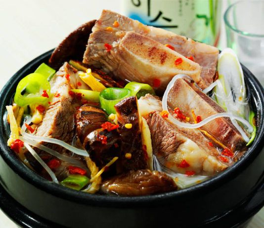 Canh sườn bò