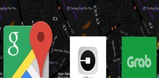Đặt xe Uber, Grab trên Google Maps