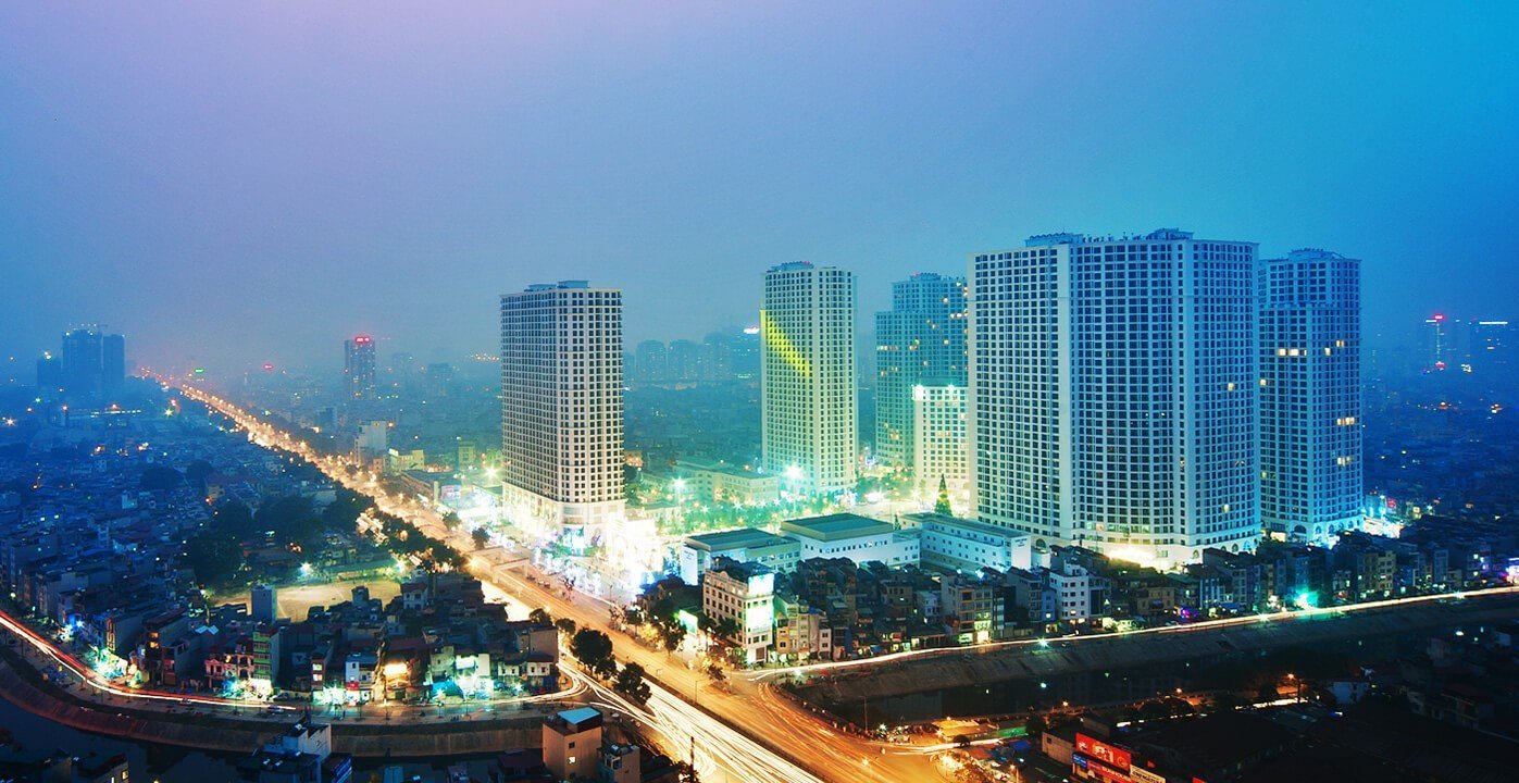 Toàn cảnh khu trung tâm thương mại Royal City