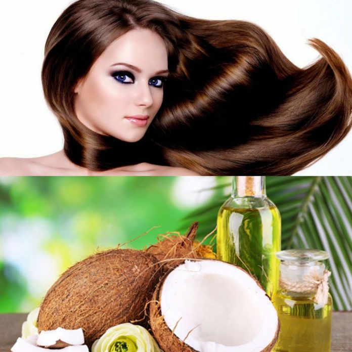 Dưỡng tóc từ dầu dừa