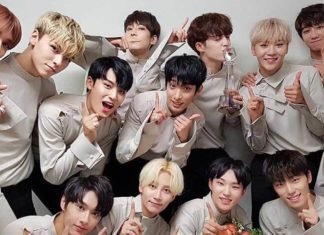 SEVENTEEN cởi giày ăn mừng chiến thắng vẻ vang trên Music Bank SEVENTEEN