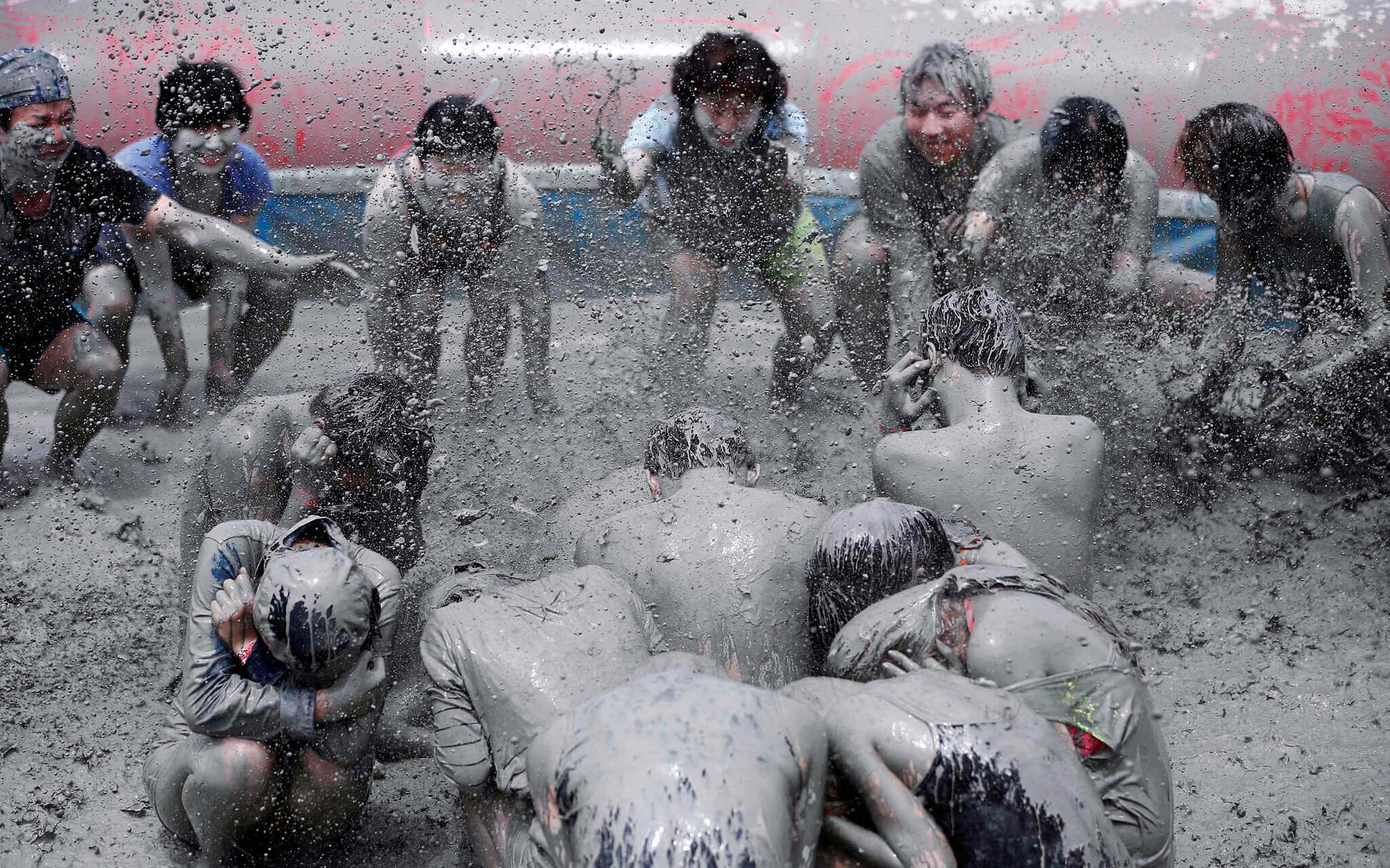 Порен. Фестиваль “Boryeong Mud Корея. Грязевой фестиваль в Южной Корее. Фестиваль морской грязи в Корее.