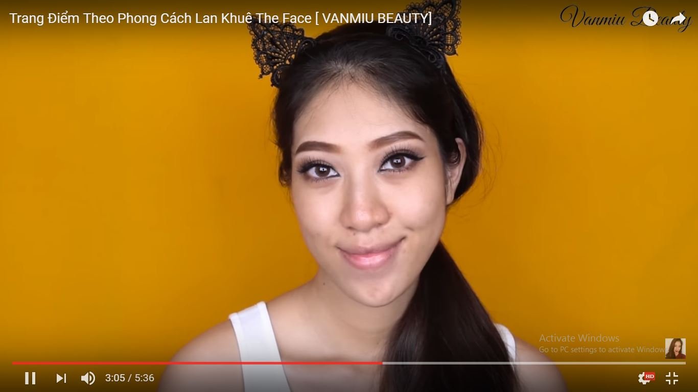 Makeup look Huấn luyện viên Lan Khuê – The Face 2017