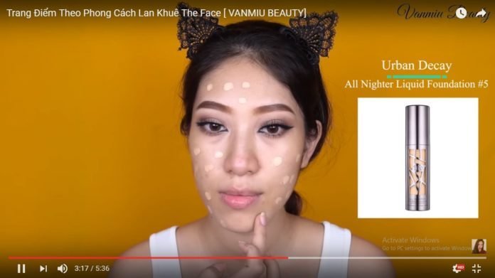 Makeup look Huấn luyện viên Lan Khuê – The Face 2017