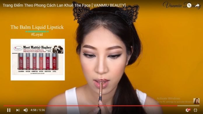 Makeup look Huấn luyện viên Lan Khuê – The Face 2017