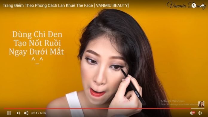 Makeup look Huấn luyện viên Lan Khuê – The Face 2017