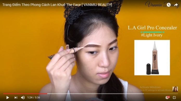 Makeup look Huấn luyện viên Lan Khuê – The Face 2017