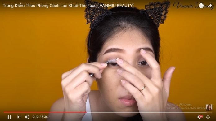 Makeup look Huấn luyện viên Lan Khuê – The Face 2017