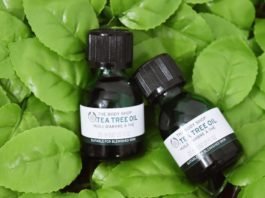 Review tinh dầu trị mụn hiệu quả The Body Shop Tea Tree Oil The Body Shop Tea Tree Oil