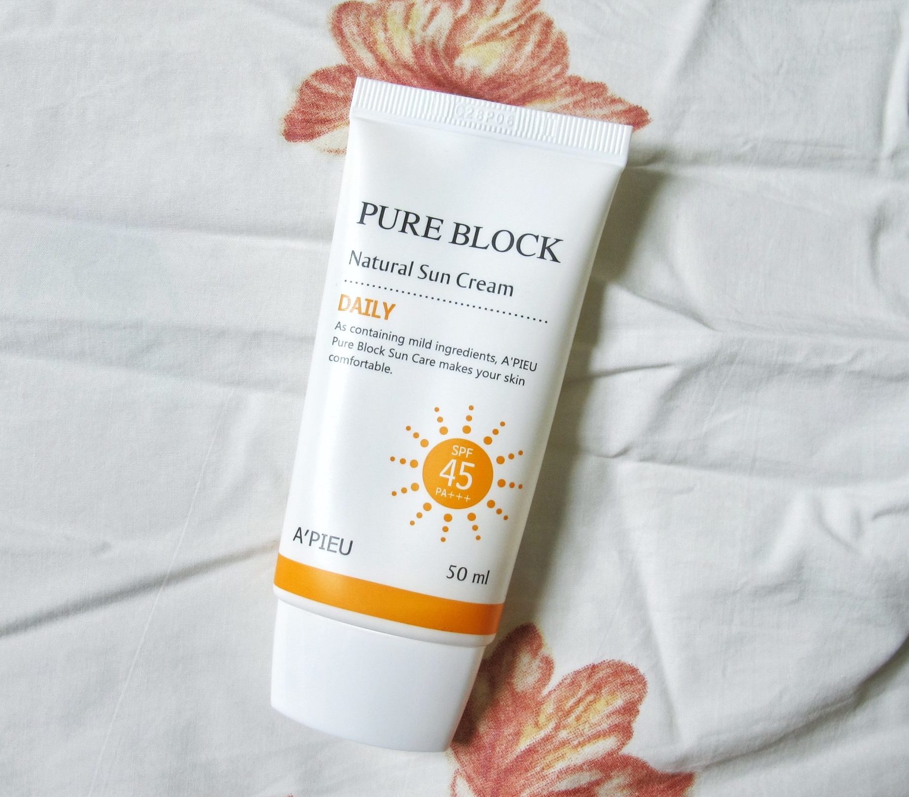 A'pieu Pure Block Natural Daily Sun Cream