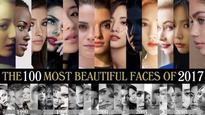 The 100 Most Beautiful Faces 2017