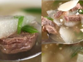 Thịt bò hầm củ cải trắng