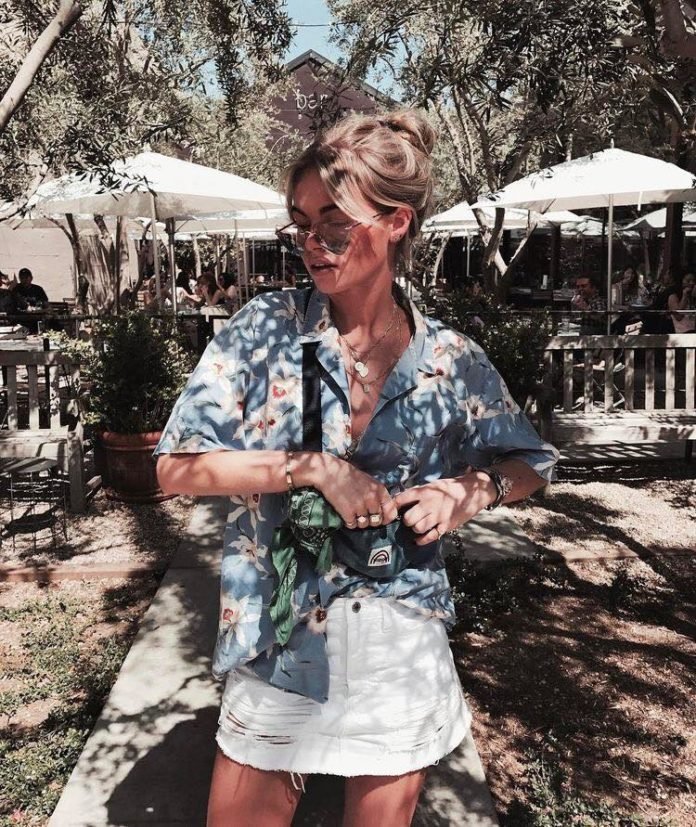 Áo sơ mi nữ tay ngắn