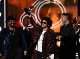 Bruno Mars “gom sạch” giải lớn của Grammy 2018 khiến fan “bàng hoàng” Bruno Mars