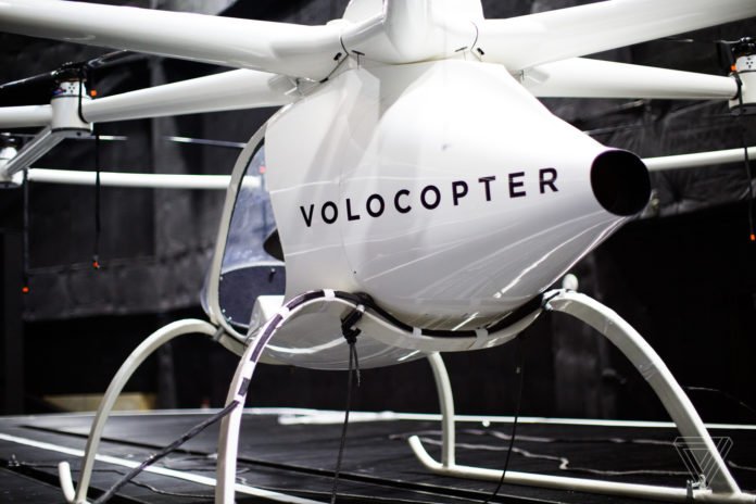 Taxi bay của Volocopter tại CES 2018