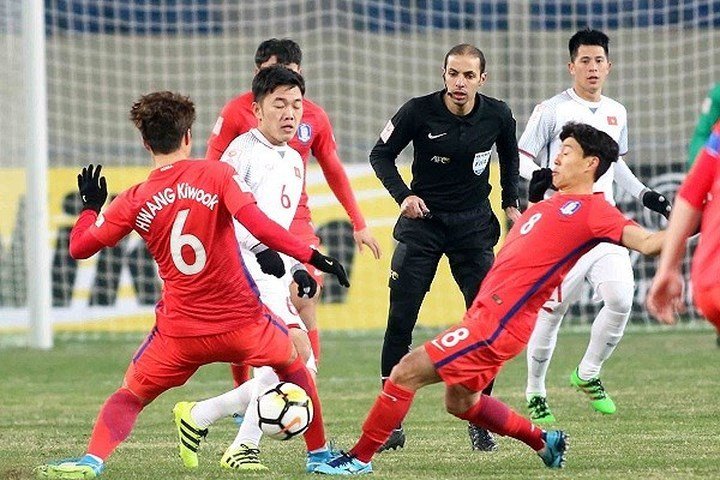 U23 Việt Nam và Hàn Quốc