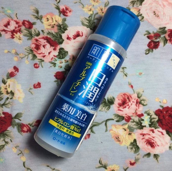 Review nước hoa hồng làm trắng da Hada Labo Shirojyun Arbutin Lotion