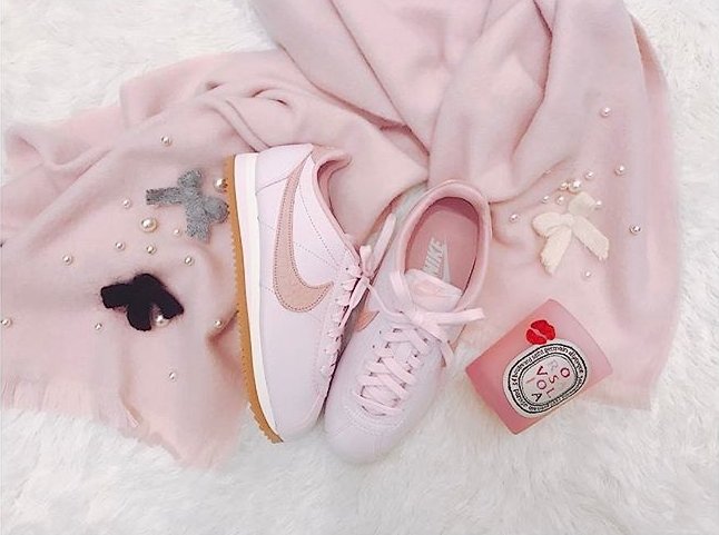 Giày nike cortez leather lux “pear pink”