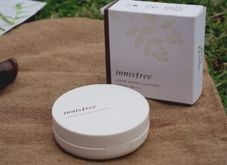 Review phấn nước dành cho da nhờn Innisfree Long Wear Cushion