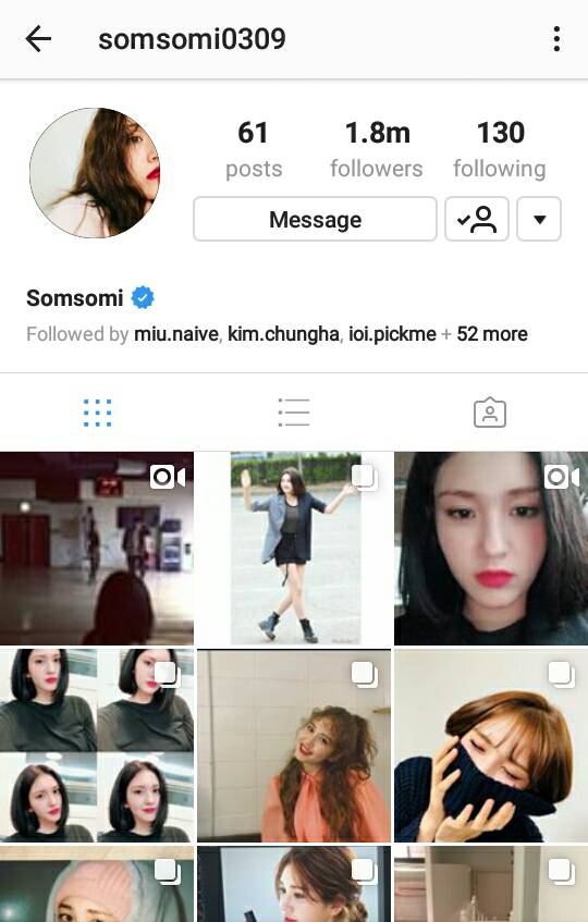 Instagram của So Mi