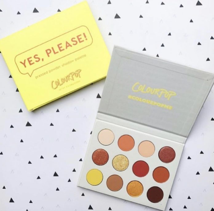 phấn mắt ColourPop Yes, Please! Pressed Powder Shadow Palette
