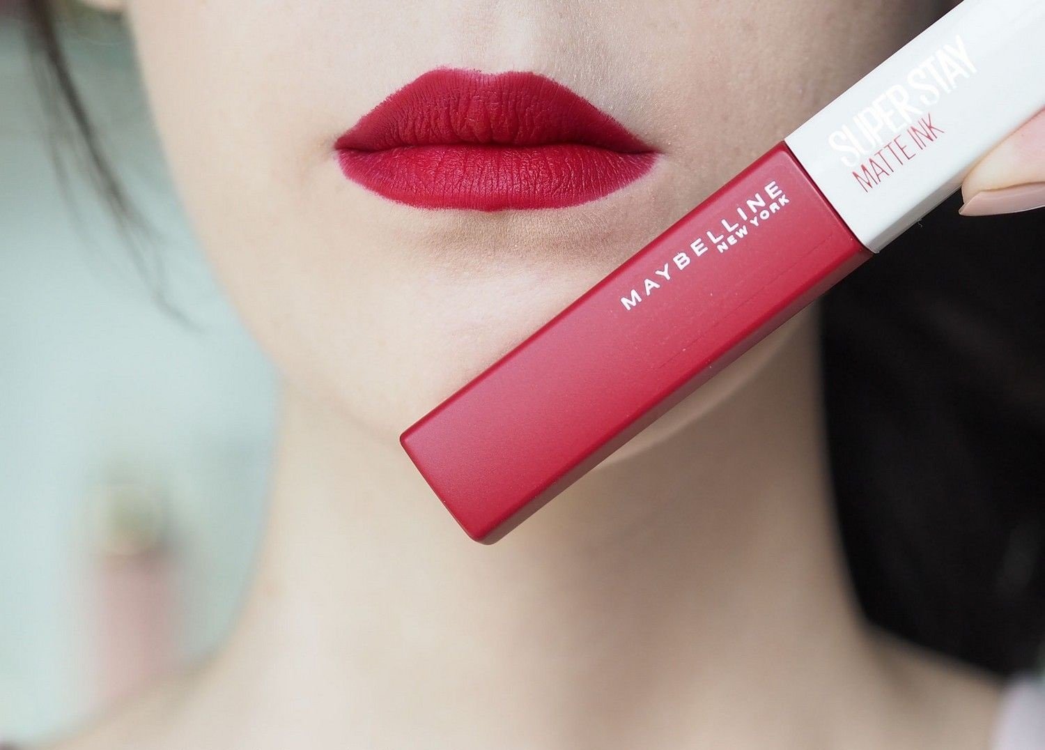 Review son kem lì Maybelline SuperStay Matte Ink Liquid Lipstick -  BlogAnChoi