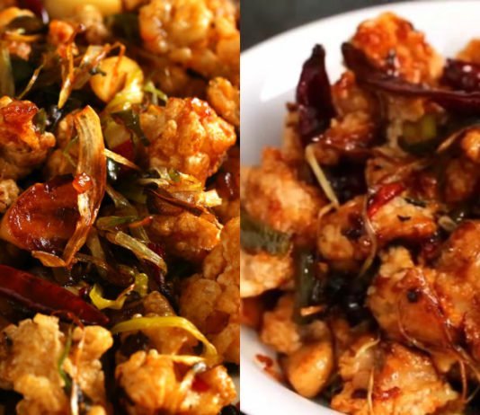 Gà rán tỏi cay