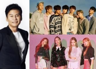 Yang Hyun Suk and iKON and BLACKPINK (Ảnh: Internet)