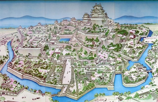 Bản đồ lâu đài Himeji