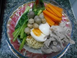 Mì Udon sau khi hoàn thànhh