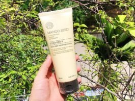 Review sữa rửa mặt bổ sung ẩm The Face Shop Mango Seed Cleansing Foam The Face Shop Mango Seed Cleansing Foam