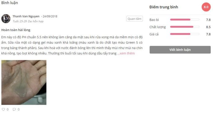 Có thể nói, sữa rửa mặt A-Derma Phys-AC Gel Moussant Purifiant là sự lựa chọn hàng đầu cho những cô nàng cho làn da nhạy cảm. (ảnh: BlogAnChoi)