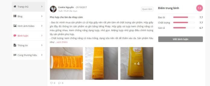 Kem chống nắng BIODERMA Photoderm Max AquaFluide SPF 50+ được đánh giá cao về khả năng phù hợp với da nhạy cảm. (ảnh: Internet)