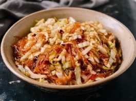miến xào bắp cải