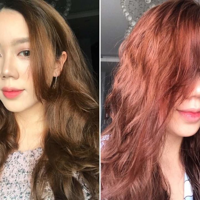 feedback của thành viên group Japan Skincare and Beauty về màu nhuộm Jewelpeach( nguồn: group Janpan Skincare and beauty)