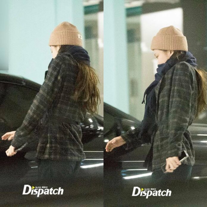 Không lâu sau đó Jennie cũng xuất hiện... (Ảnh: Dispatch)