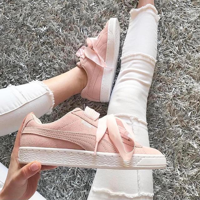 puma basket hồng
