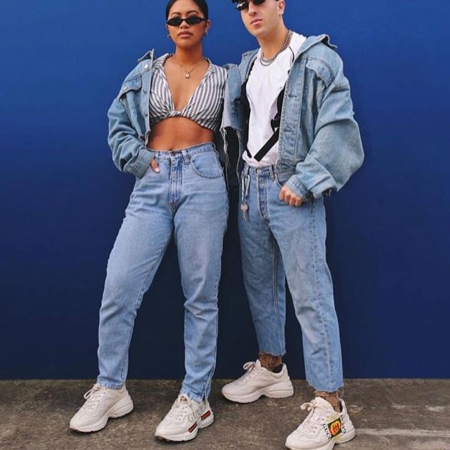 Rhyton Gucci logo leather