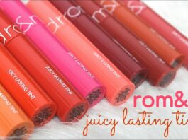 Review son Romand Juicy Lasting Tint: Son tint cho mùa hè tươi mát Bộ sưu tập son Romand Juicy Lasting Tint (nguồn: Internet)